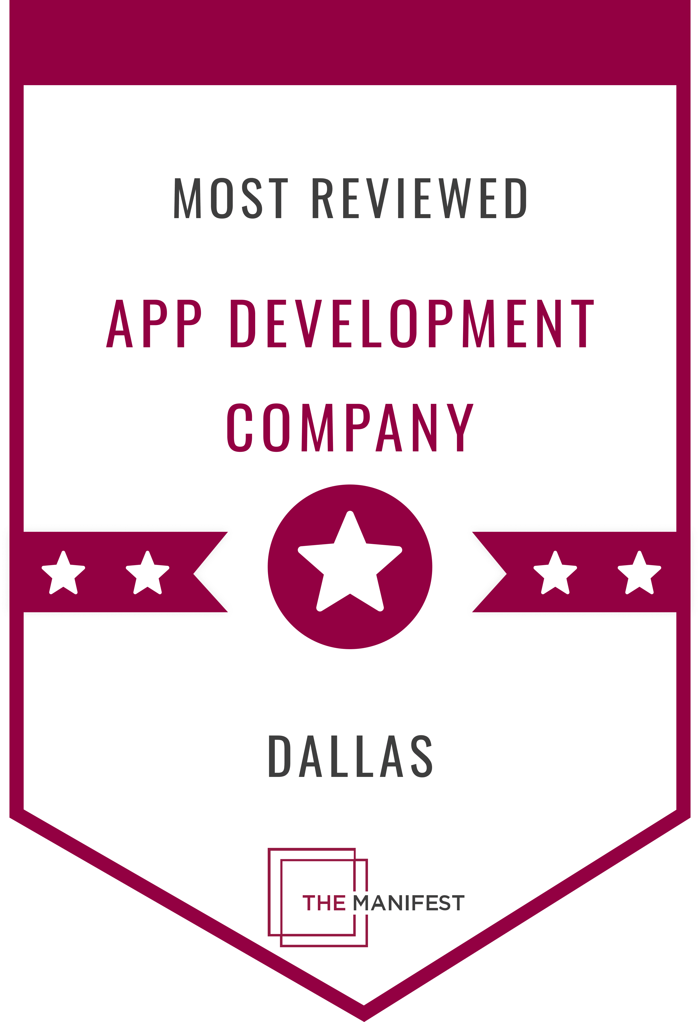 Top The Manifest App Development Company Dallas 2022 Award